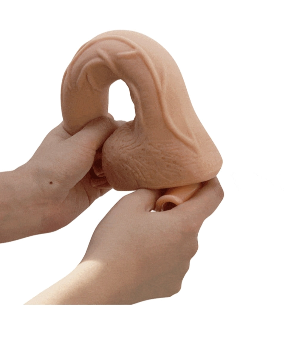 Baile Beautiful Encounter Jack 10.6" / 27cm Vibrating Dildo Flesh