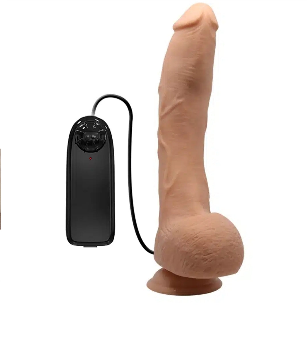 Baile Beautiful Encounter Jack 10.6" / 27cm Vibrating Dildo Flesh
