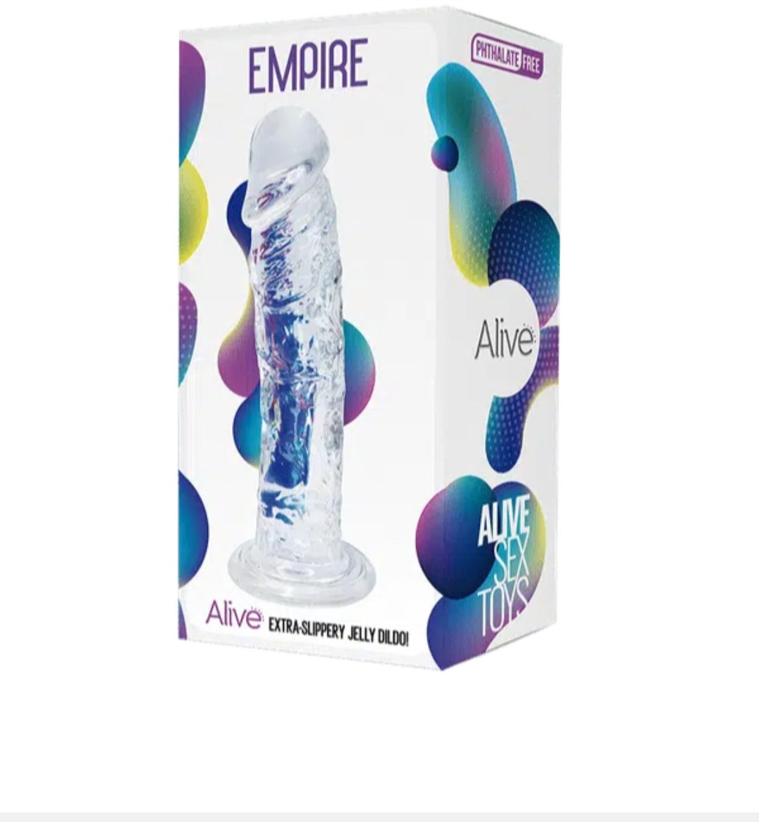 Alive Empire Jelly Dildo Clear